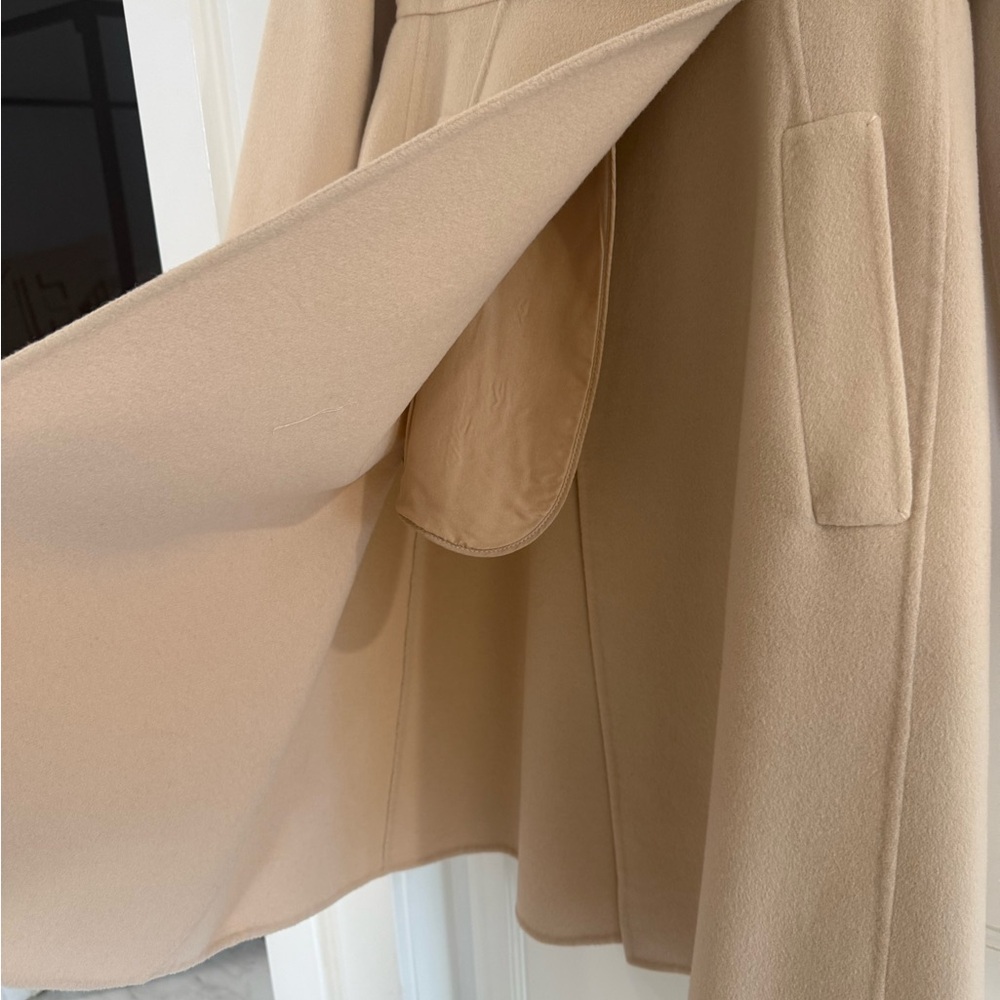 SportMax Cream Long Coat - Picture 9 of 13